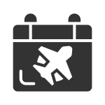 Calendar Holiday Tourism SVG Icon